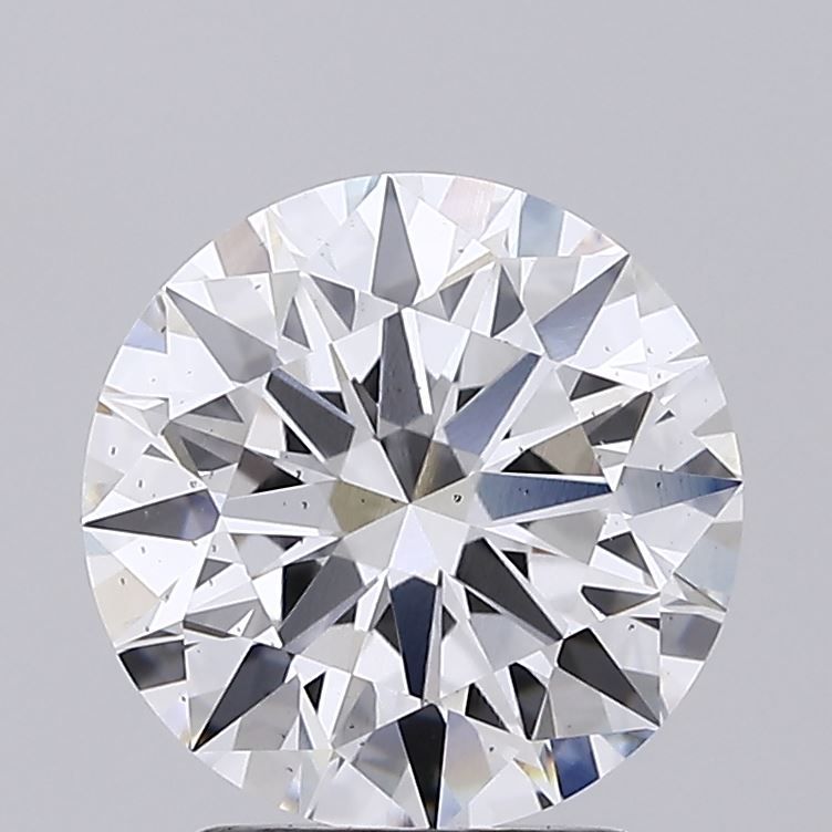 2.5CT Round Cut Lab Grown Diamond E | SI1 | IGI Certified