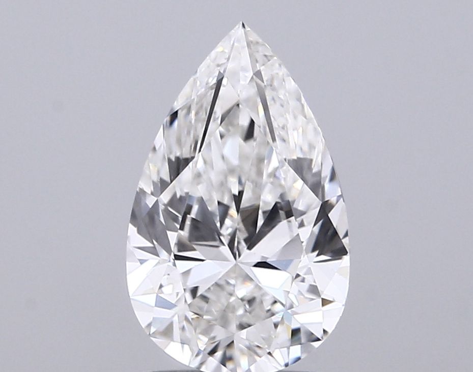 2.07CT Pear Cut Lab Grown Diamond F | VVS2 | IGI Certified