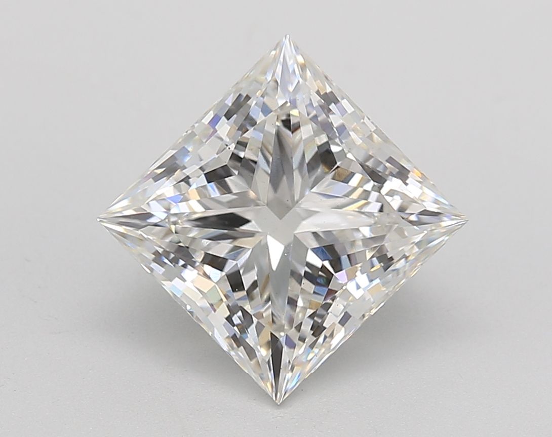 3.22CT Princess Cut Lab Grown Diamond H | VS1 | IGI Certified