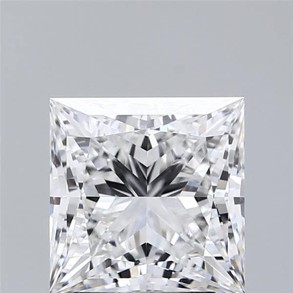 3.08CT Princess Cut Lab Grown Diamond E | VVS2 | IGI Certified