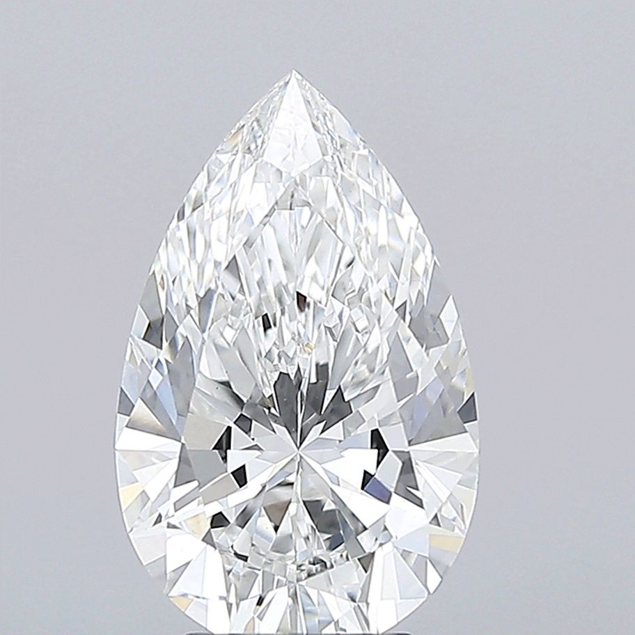4.75CT Pear Cut Lab Grown Diamond F | VVS2 | IGI Certified