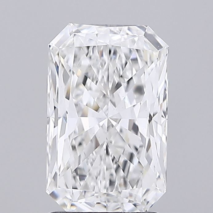 1.71CT Radiant Cut Lab Grown Diamond F | VS1 | IGI Certified