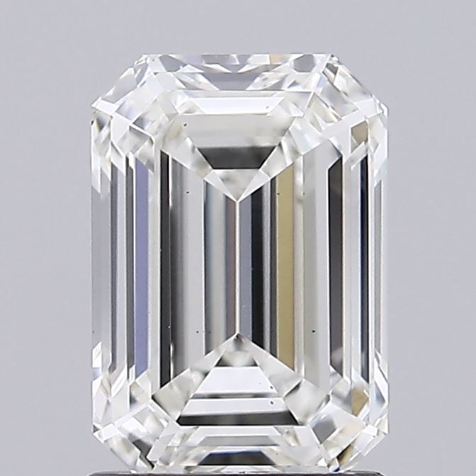 1.51CT Emerald Cut Lab Grown Diamond G | VS2 | IGI Certified