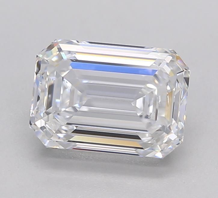 1.52CT Emerald Cut Lab Grown Diamond D | SI1 | IGI Certified