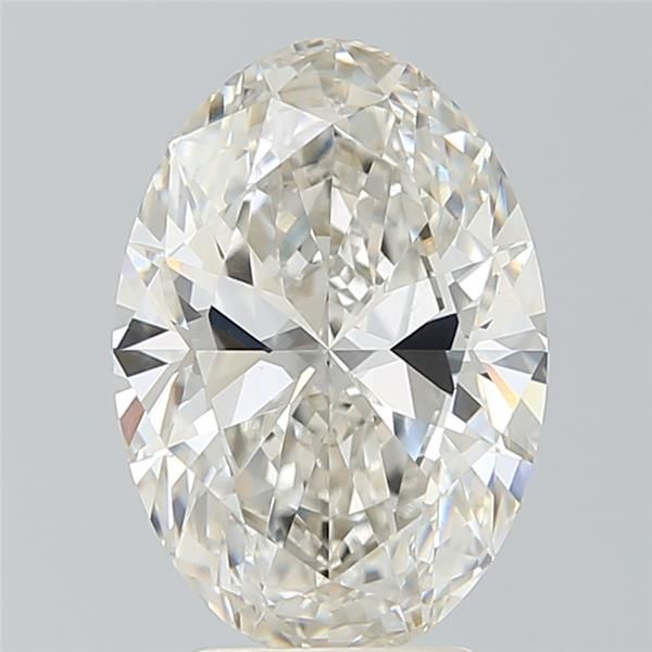4.22CT Oval Cut Lab Grown Diamond H | VVS2 | IGI Certified