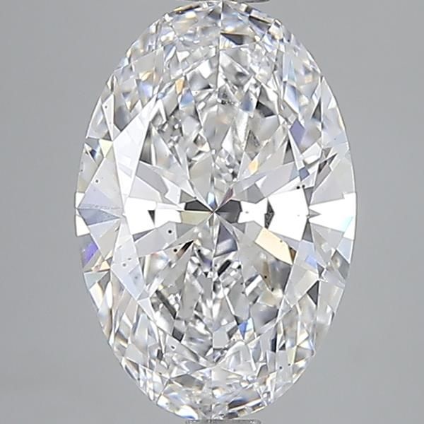 4CT Oval Cut Lab Grown Diamond D | SI1 | IGI Certified