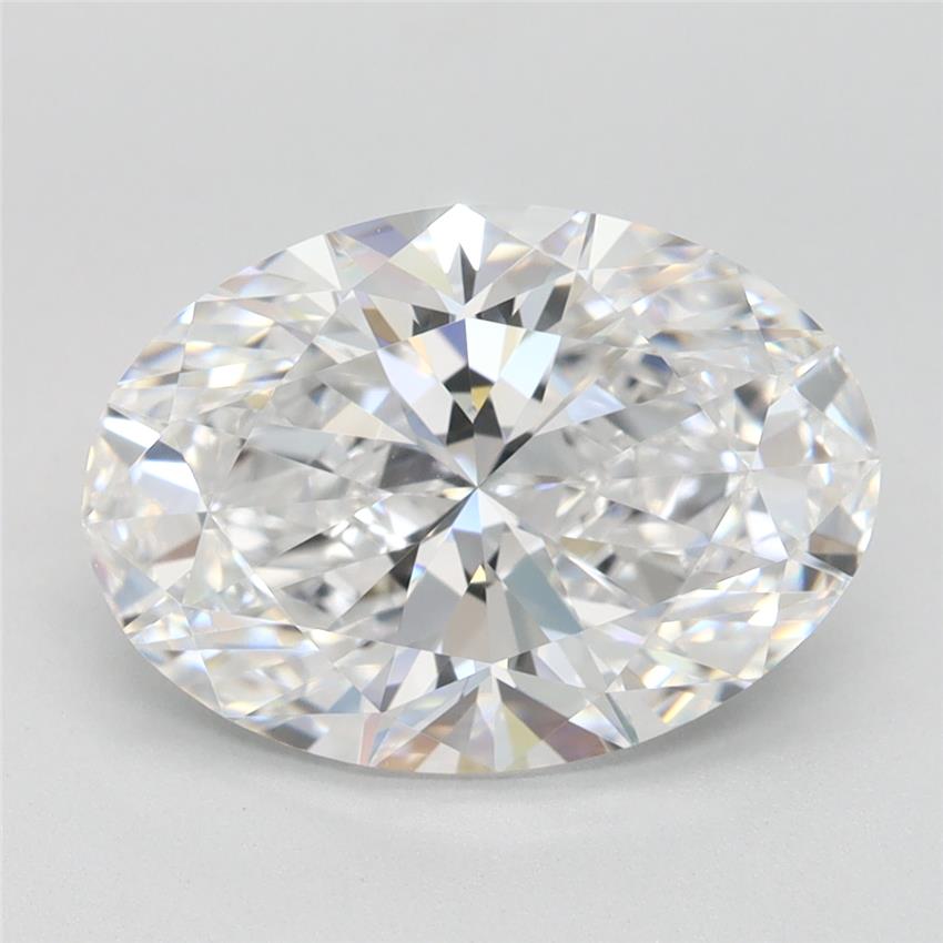 3.26CT Oval Cut Lab Grown Diamond F | VS2 | IGI Certified