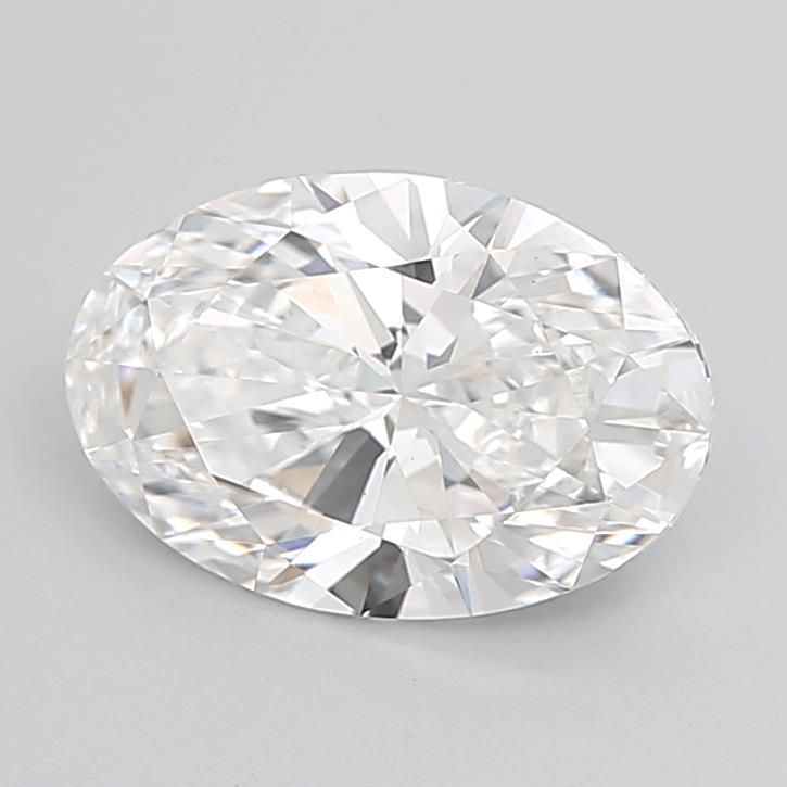 3.05CT Oval Cut Lab Grown Diamond E | VS1 | IGI Certified