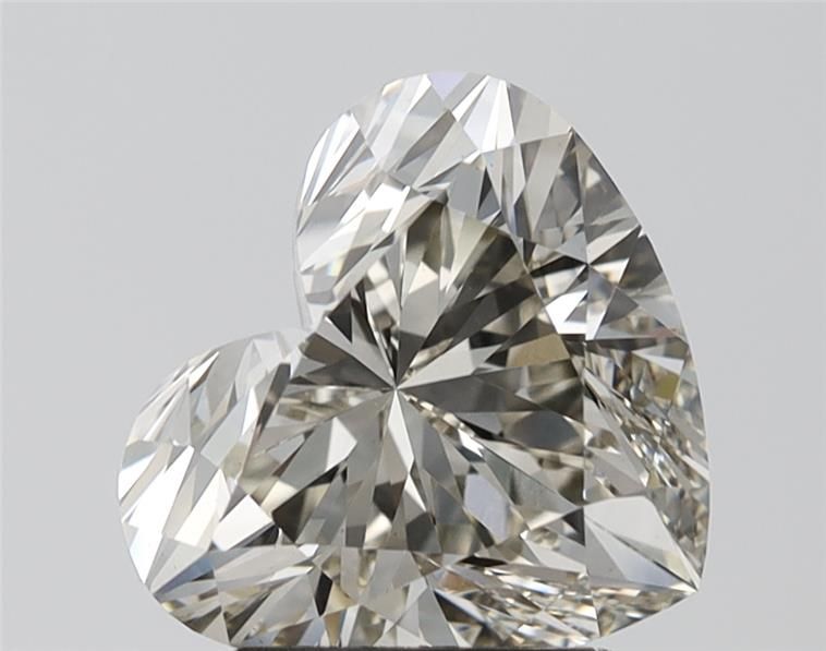 3.52CT Heart Cut Lab Grown Diamond K | VS1