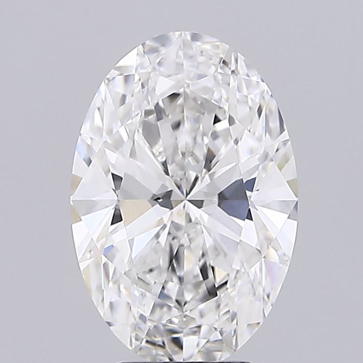4.08CT Oval Cut Lab Grown Diamond F | VVS2 | IGI Certified
