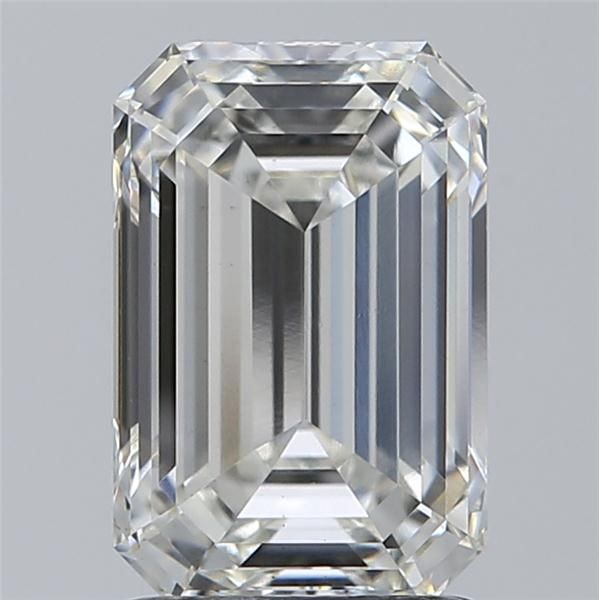 2.16CT Emerald Cut Lab Grown Diamond F | VS2 | IGI Certified