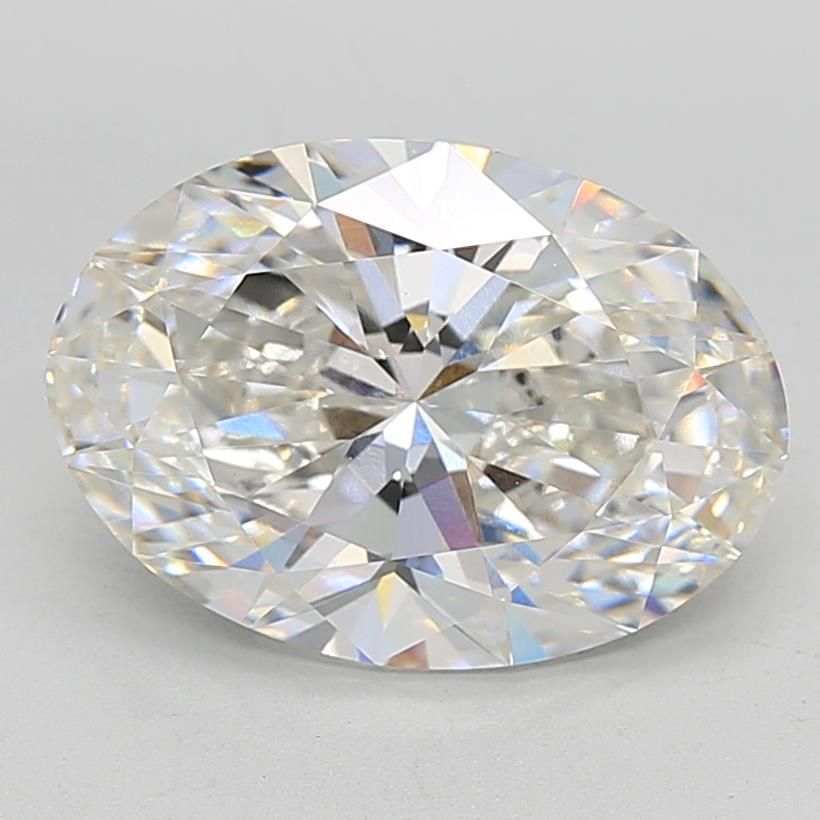 5.22CT Oval Cut Lab Grown Diamond G | VVS2 | IGI Certified