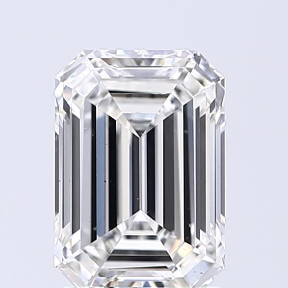 1.5CT Emerald Cut Lab Grown Diamond G | VS2 | IGI Certified