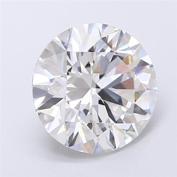 3.36CT Round Cut Lab Grown Diamond F | VS1 | IGI Certified