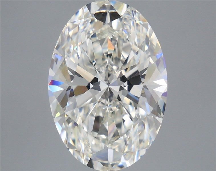 5.02CT Oval Cut Lab Grown Diamond G | VVS2 | IGI Certified