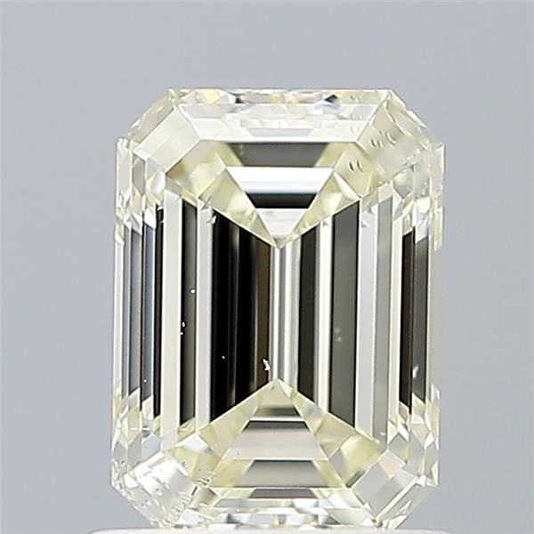 1CT Emerald Cut Natural Diamond K | SI1 | IGI Certified