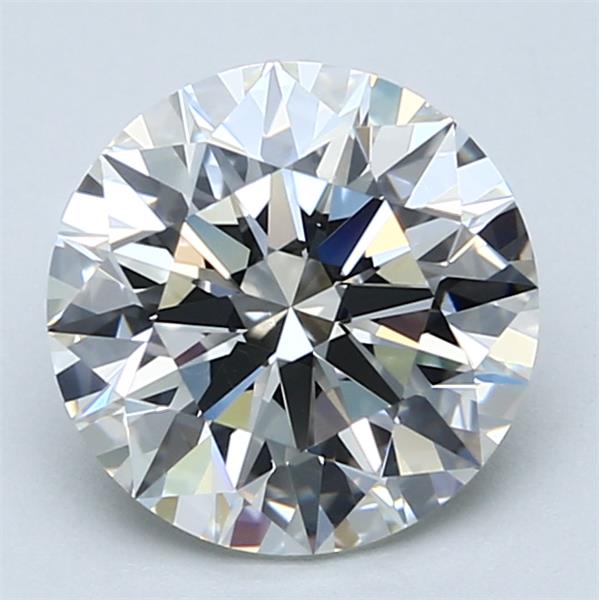 2.59CT Round Cut Natural Diamond H | VVS2 | GIA Certified