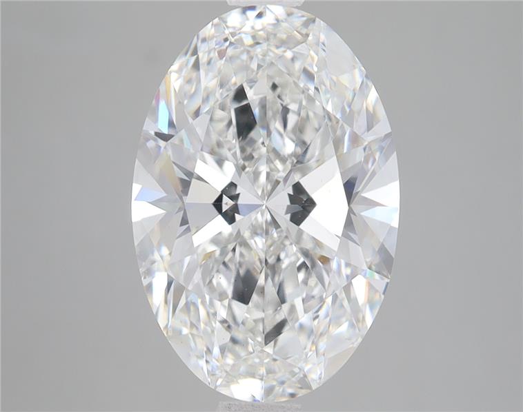 5CT Oval Cut Lab Grown Diamond F | VS1 | IGI Certified