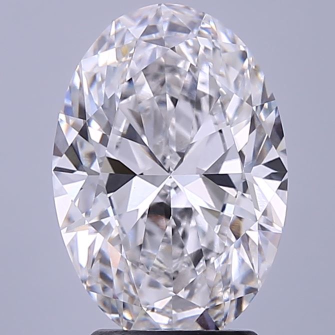 5.88CT Oval Cut Lab Grown Diamond E | VVS1 | IGI Certified