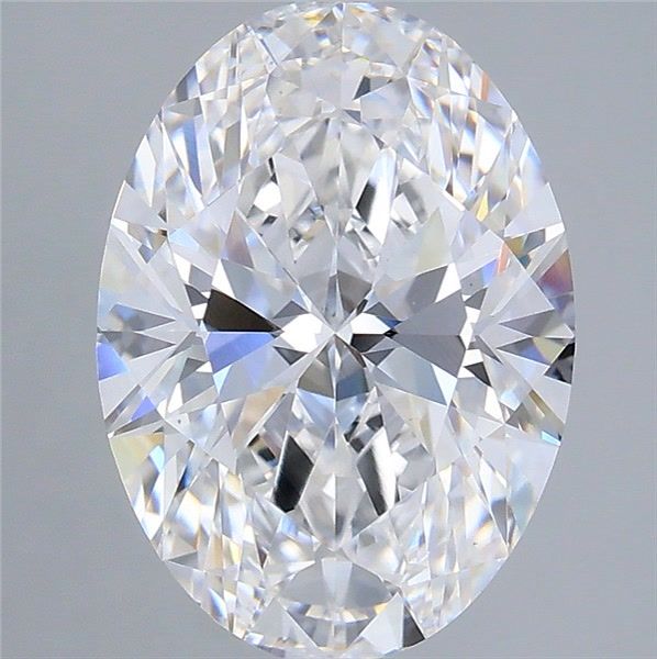 3.52CT Oval Cut Lab Grown Diamond D | VS1 | IGI Certified