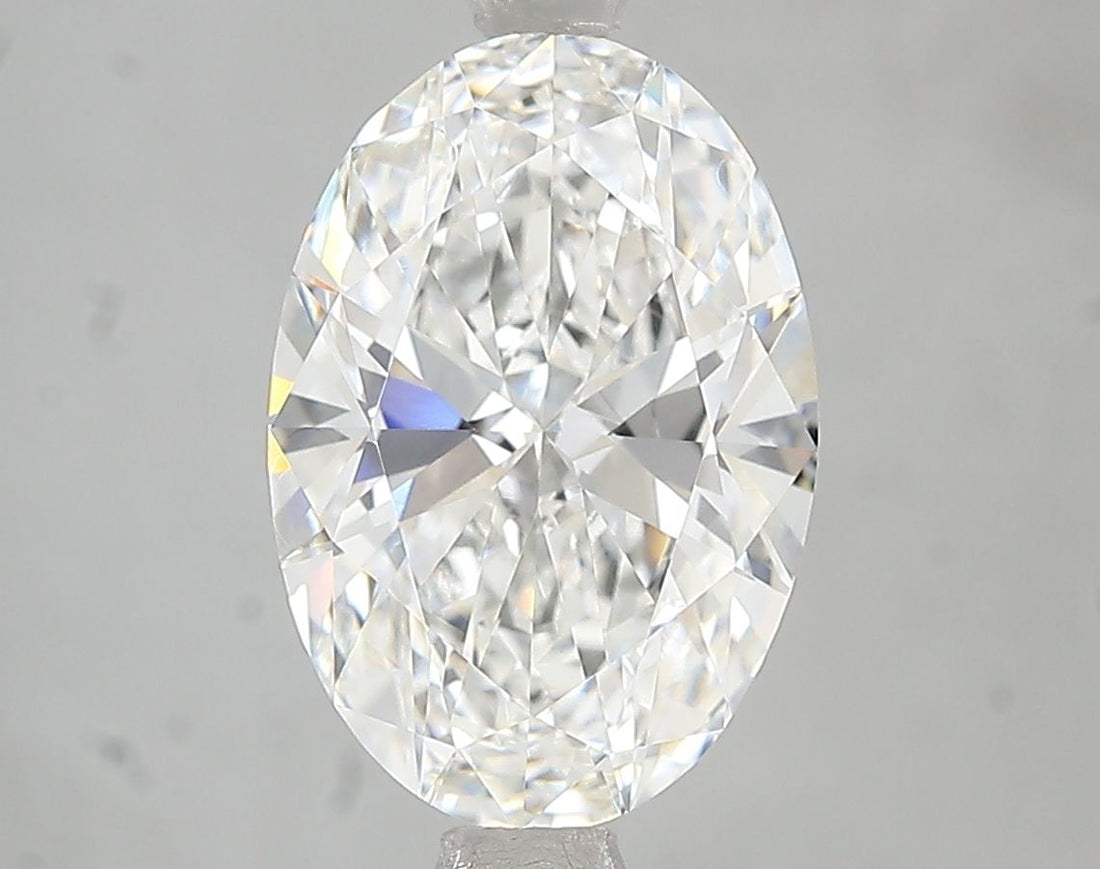 3.05CT Oval Cut Lab Grown Diamond F | SI1 | IGI Certified