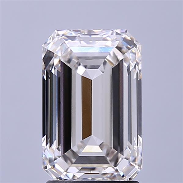2.59CT Emerald Cut Lab Grown Diamond G | VS1 | IGI Certified