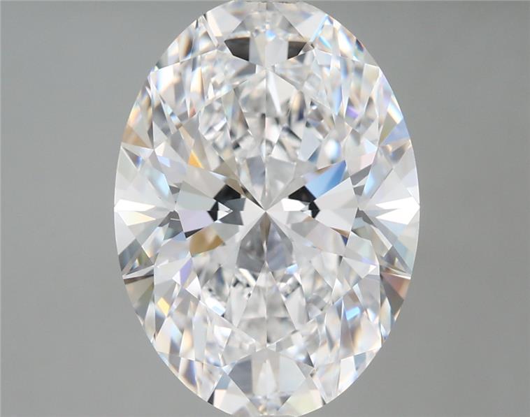 5CT Oval Cut Lab Grown Diamond D | VVS1 | IGI Certified