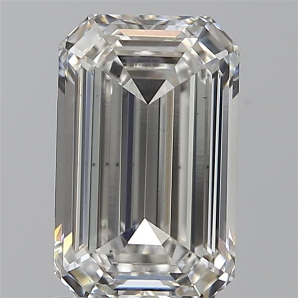1.53CT Emerald Cut Lab Grown Diamond G | VS1 | IGI Certified