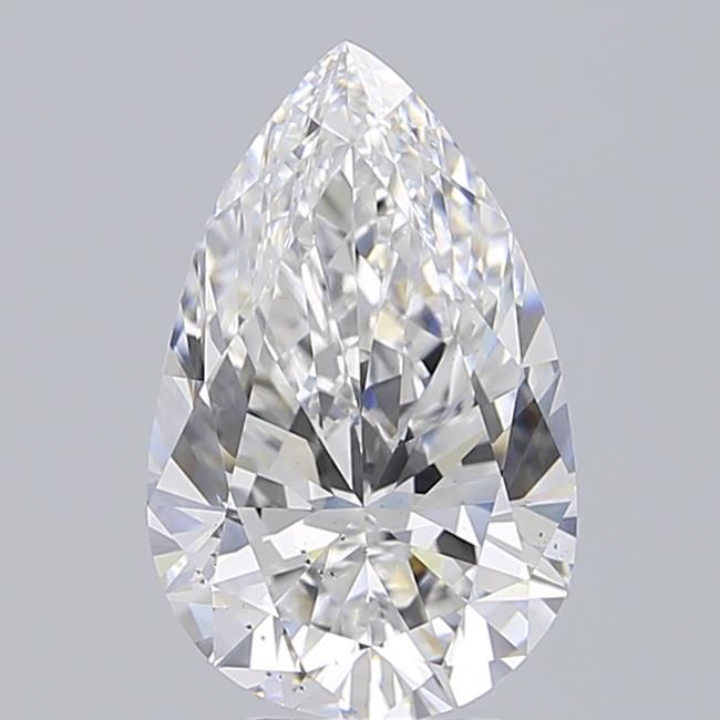 4.03CT Pear Cut Lab Grown Diamond D | SI1 | IGI Certified