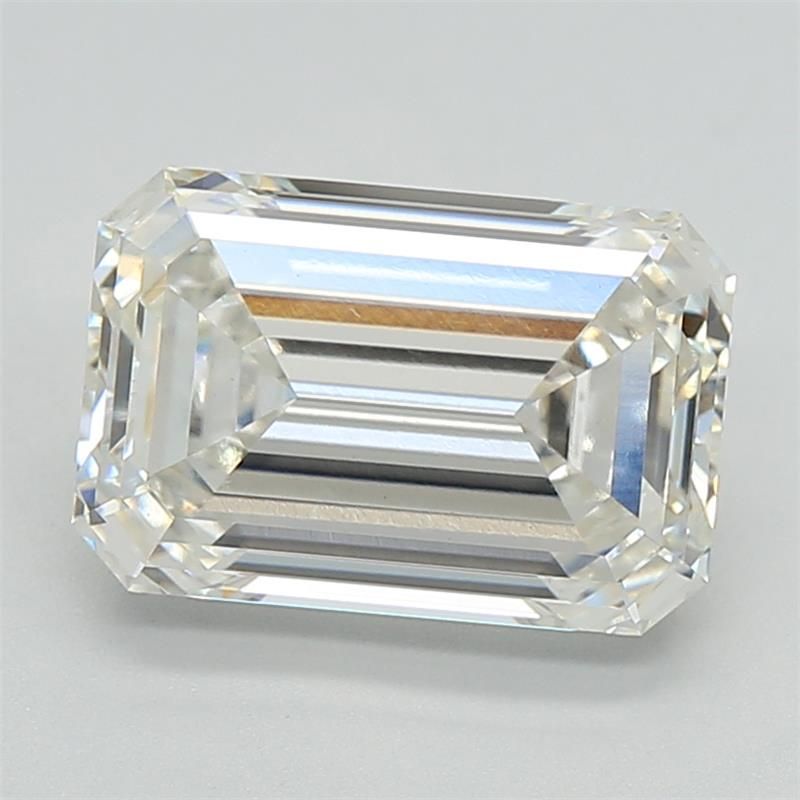 4.06CT Emerald Cut Lab Grown Diamond H | VVS2 | IGI Certified