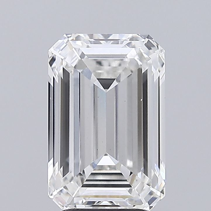 3.6CT Emerald Cut Lab Grown Diamond G | VS1 | IGI Certified