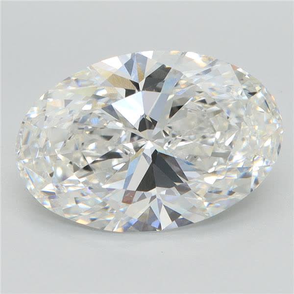 3.53CT Oval Cut Lab Grown Diamond E | VS2 | IGI Certified
