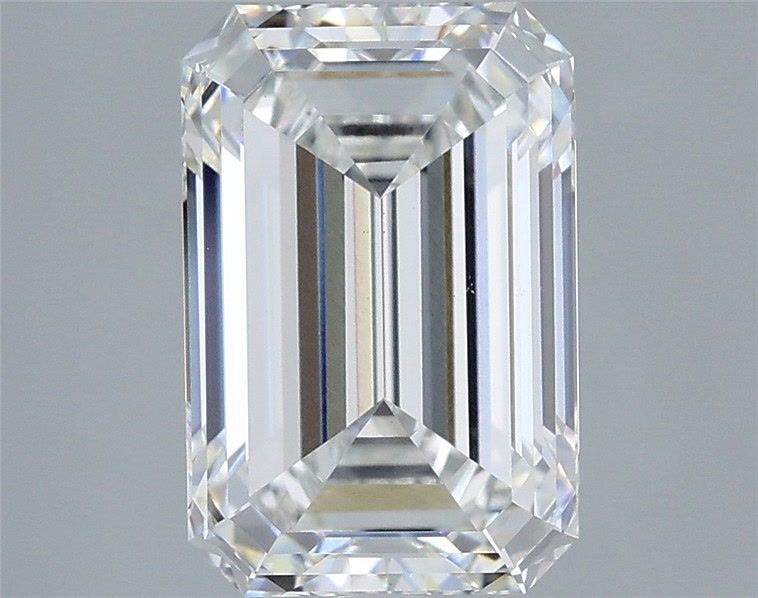 2.92CT Emerald Cut Lab Grown Diamond E | VS1