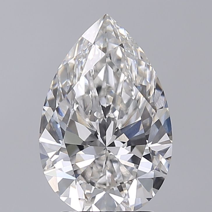 3.01CT Pear Cut Lab Grown Diamond G | VS1 | IGI Certified