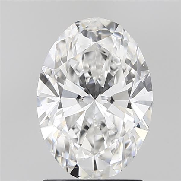 1.51CT Oval Cut Lab Grown Diamond E | VS2 | IGI Certified