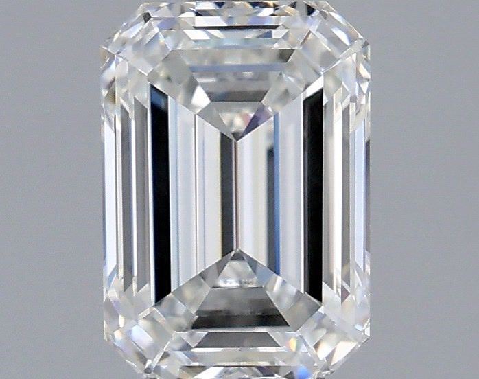 2.06CT Emerald Cut Lab Grown Diamond F | SI1 | IGI Certified
