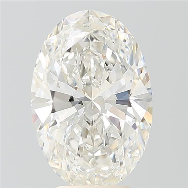 4.25CT Oval Cut Lab Grown Diamond G | VS1 | IGI Certified