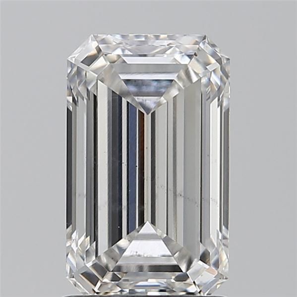 1.58CT Emerald Cut Lab Grown Diamond F | SI1 | IGI Certified