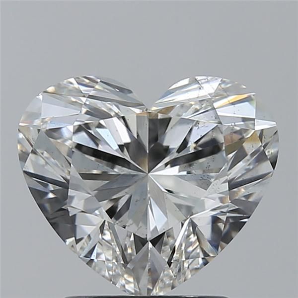 1.8CT Heart Cut Lab Grown Diamond H | SI1 | IGI Certified