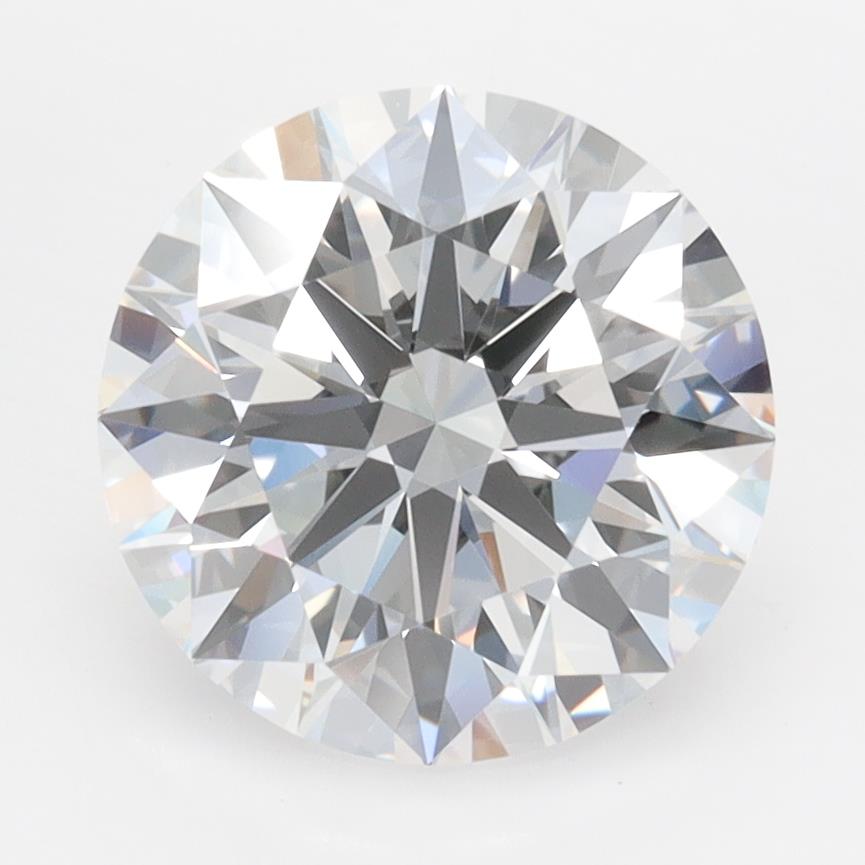 3.04CT Round Cut Lab Grown Diamond D | FL | GIA Certified