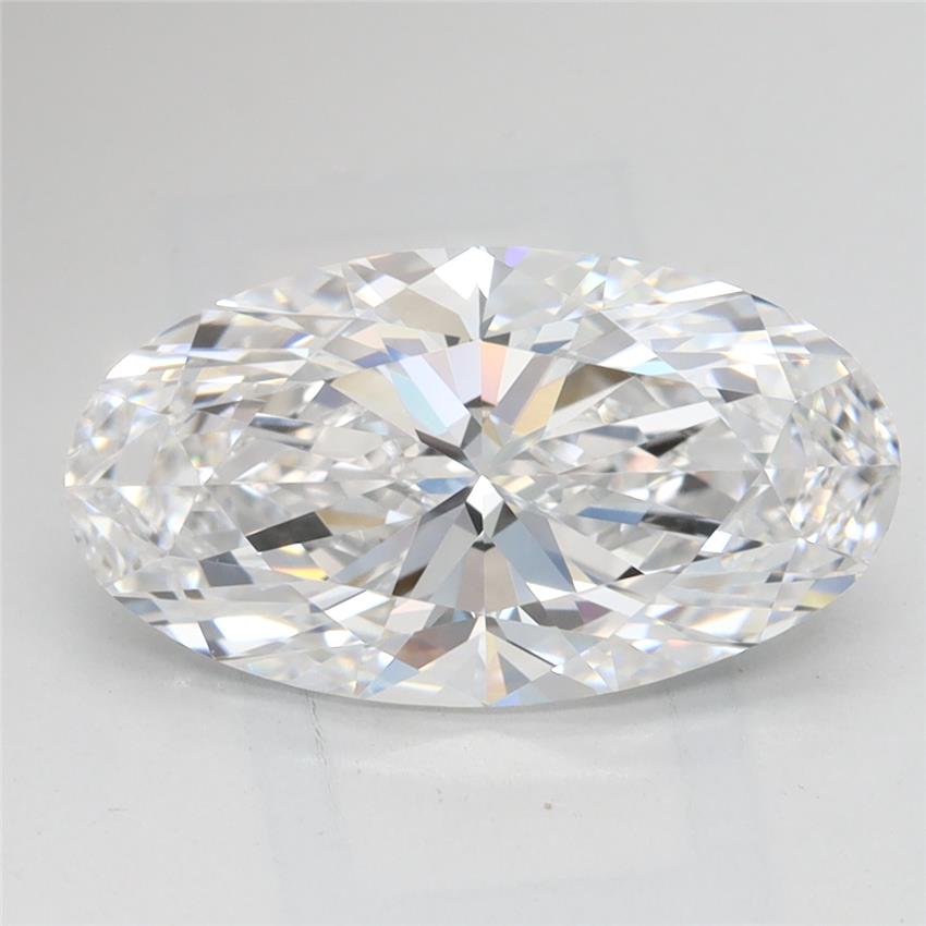 2.54CT Oval Cut Lab Grown Diamond D | IF | IGI Certified