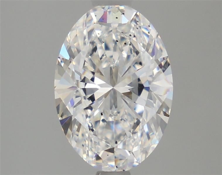 2.02CT Oval Cut Lab Grown Diamond D | SI1