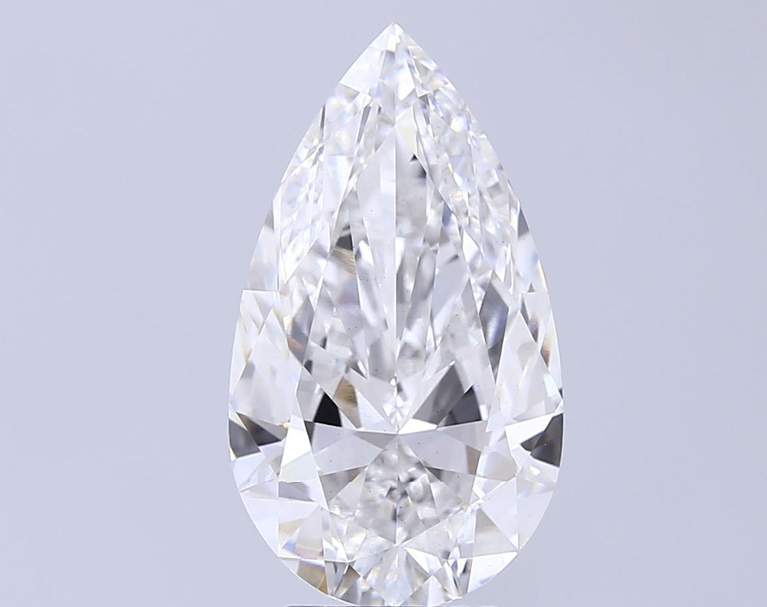 5.09CT Pear Cut Lab Grown Diamond F | VS1 | IGI Certified