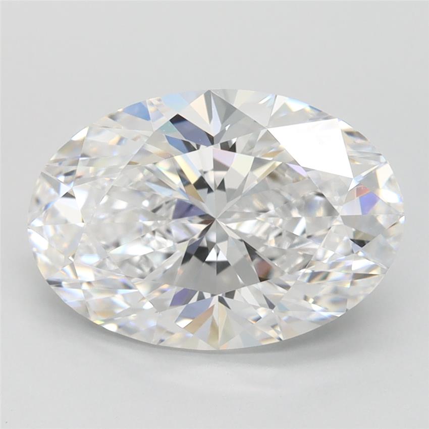 3.01CT Oval Cut Lab Grown Diamond G | VS1 | IGI Certified