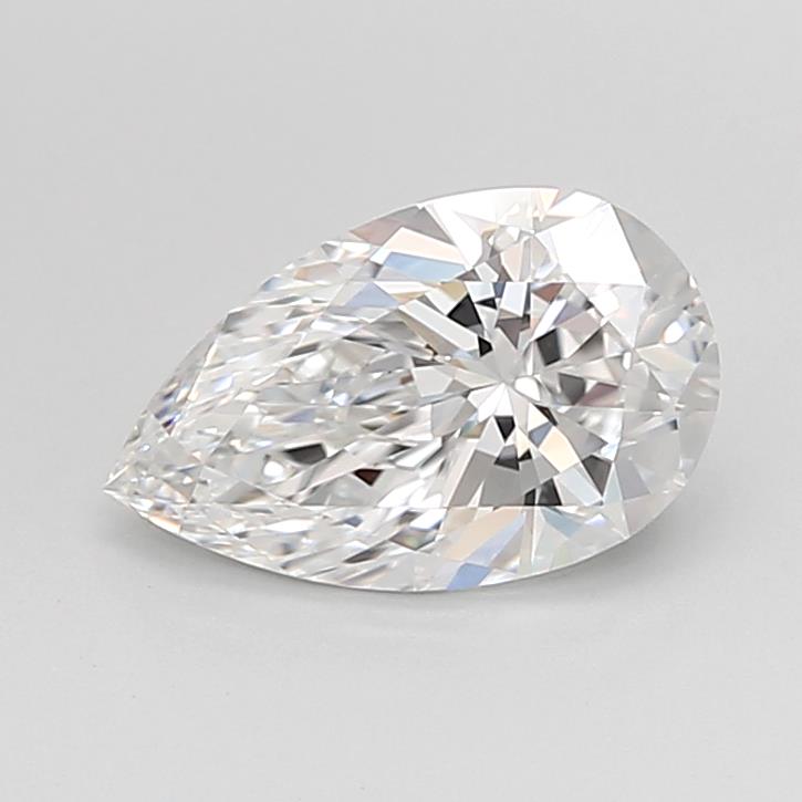 1.56CT Pear Cut Lab Grown Diamond D | FL | IGI Certified
