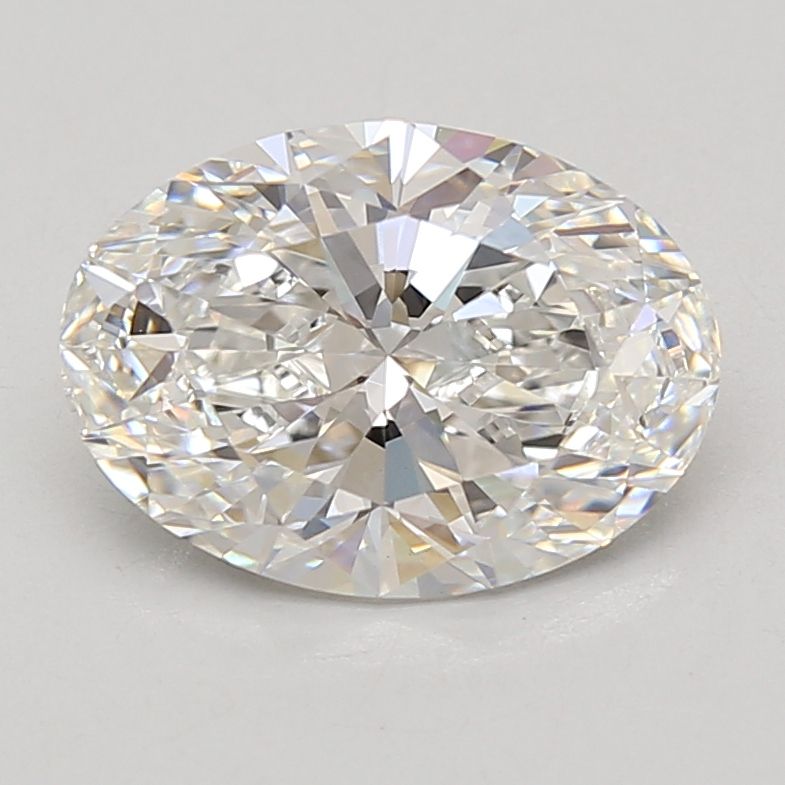 3.08CT Oval Cut Lab Grown Diamond D | VVS1 | IGI Certified