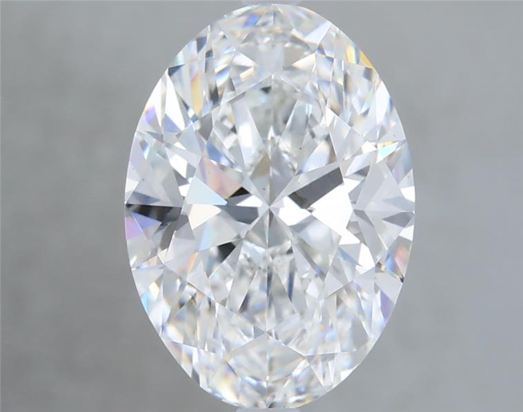 3.02CT Oval Cut Lab Grown Diamond E | VS2 | IGI Certified