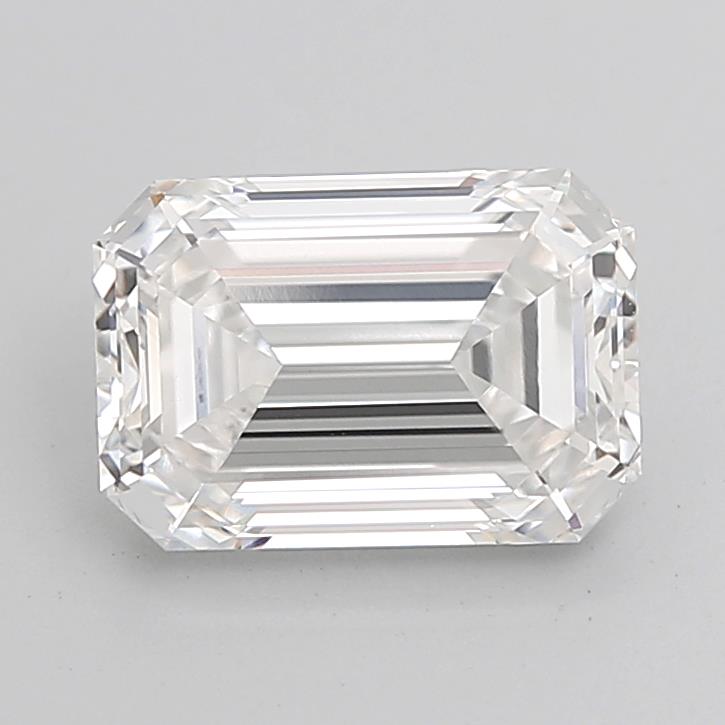 3.56CT Emerald Cut Lab Grown Diamond F | VVS2 | IGI Certified