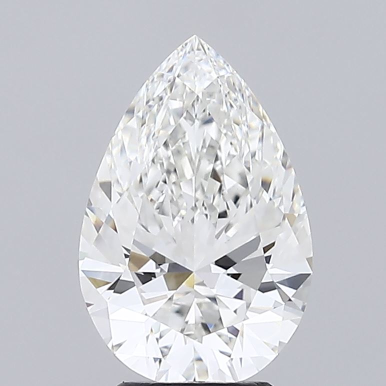 4.06CT Pear Cut Lab Grown Diamond F | VVS2 | IGI Certified