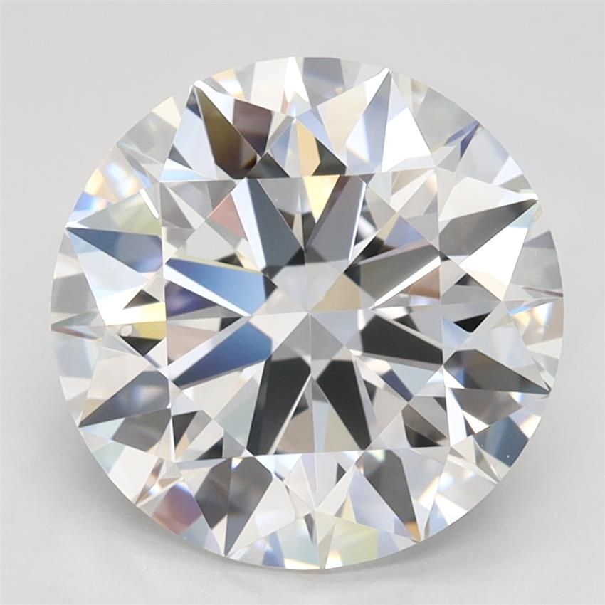 3.02CT Round Cut Lab Grown Diamond D | IF | IGI Certified
